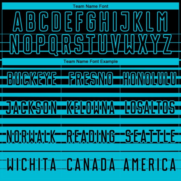 Custom Black Lakes Blue Gradient Pinstripe Sublimation Soccer Uniform Jersey