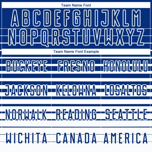 Custom Royal White Gradient Pinstripe Sublimation Soccer Uniform Jersey