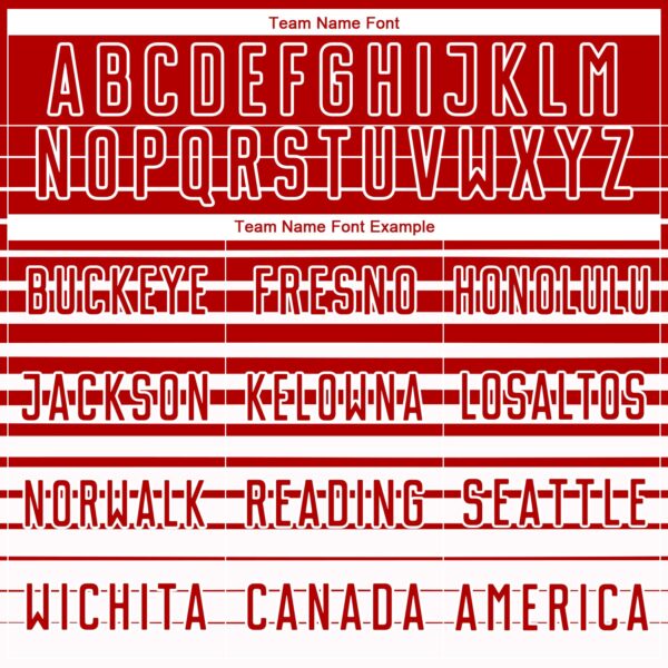 Custom Red White Gradient Pinstripe Sublimation Soccer Uniform Jersey