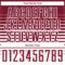 Custom Crimson White Gradient Pinstripe Sublimation Soccer Uniform Jersey
