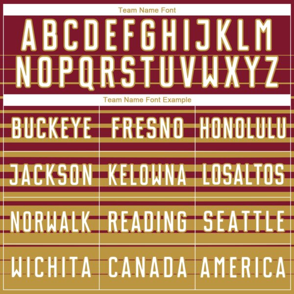 Custom Crimson White-Old Gold Gradient Pinstripe Sublimation Soccer Uniform Jersey