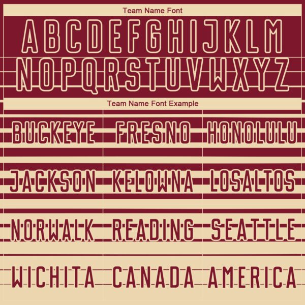 Custom Crimson Cream Gradient Pinstripe Sublimation Soccer Uniform Jersey