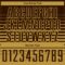 Custom Brown Old Gold Gradient Pinstripe Sublimation Soccer Uniform Jersey