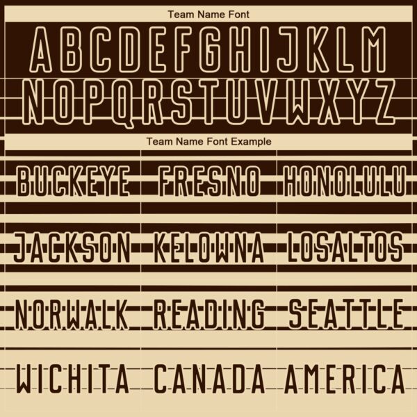 Custom Brown Cream Gradient Pinstripe Sublimation Soccer Uniform Jersey