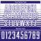 Custom White Dark Purple Gradient Pinstripe Sublimation Soccer Uniform Jersey