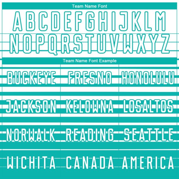 Custom White Aqua Gradient Pinstripe Sublimation Soccer Uniform Jersey