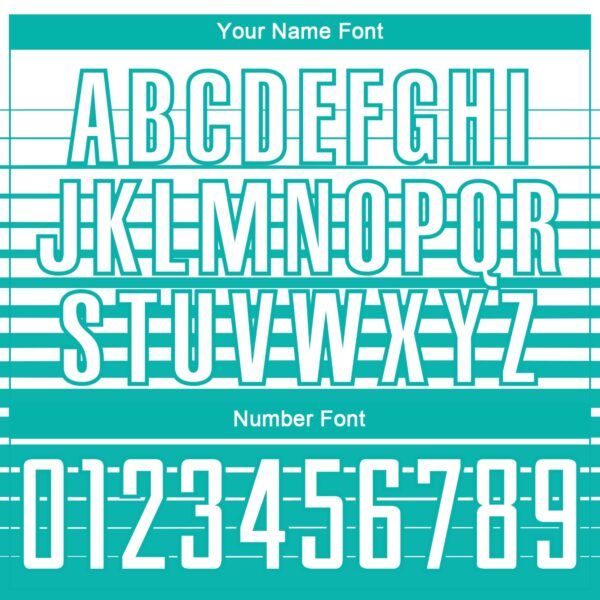 Custom White Aqua Gradient Pinstripe Sublimation Soccer Uniform Jersey