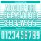 Custom White Aqua Gradient Pinstripe Sublimation Soccer Uniform Jersey