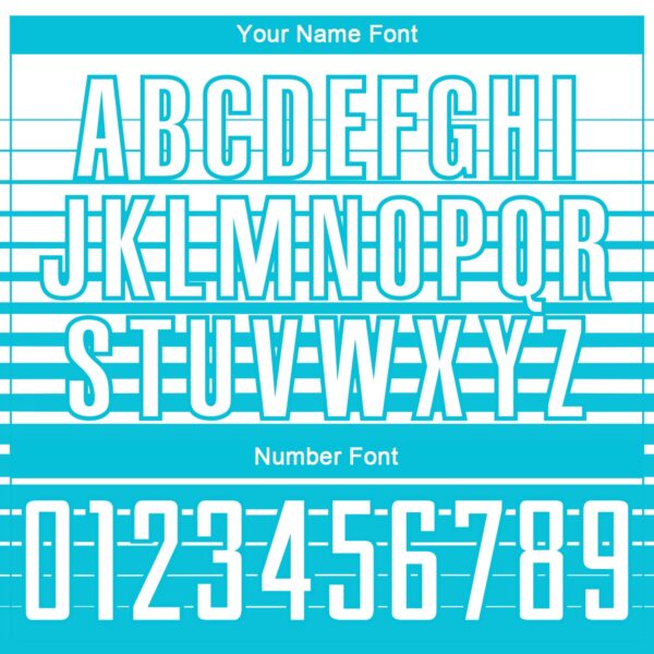 Custom White Lakes Blue Gradient Pinstripe Sublimation Soccer Uniform Jersey