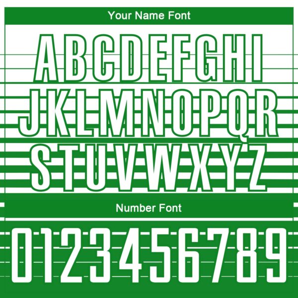 Custom White Grass Green Gradient Pinstripe Sublimation Soccer Uniform Jersey