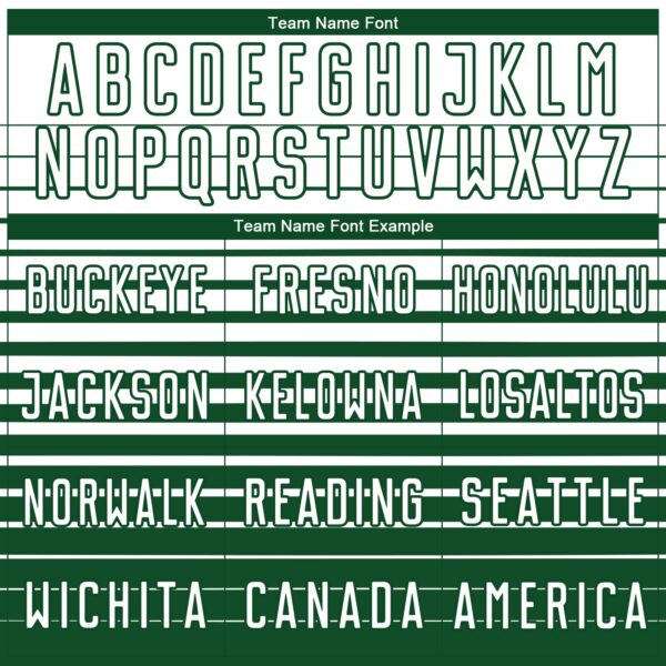 Custom White Green Gradient Pinstripe Sublimation Soccer Uniform Jersey