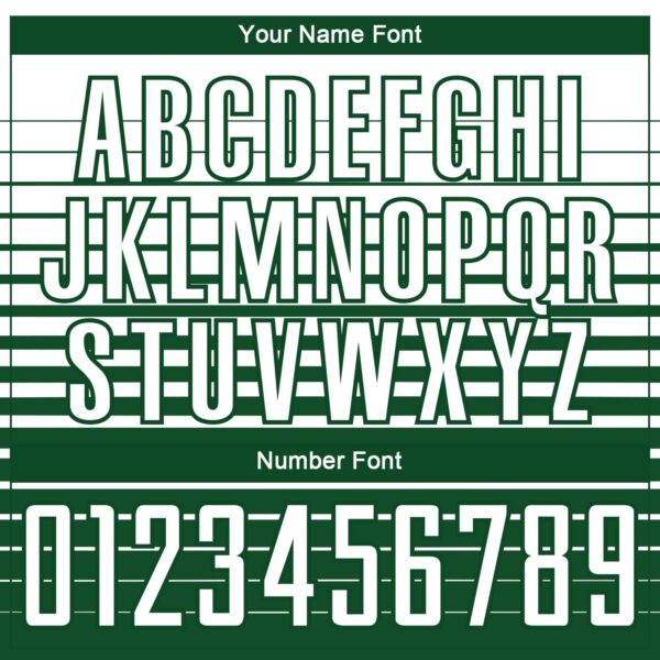 Custom White Green Gradient Pinstripe Sublimation Soccer Uniform Jersey