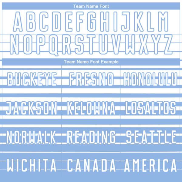 Custom White Light Blue Gradient Pinstripe Sublimation Soccer Uniform Jersey