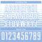 Custom White Light Blue Gradient Pinstripe Sublimation Soccer Uniform Jersey