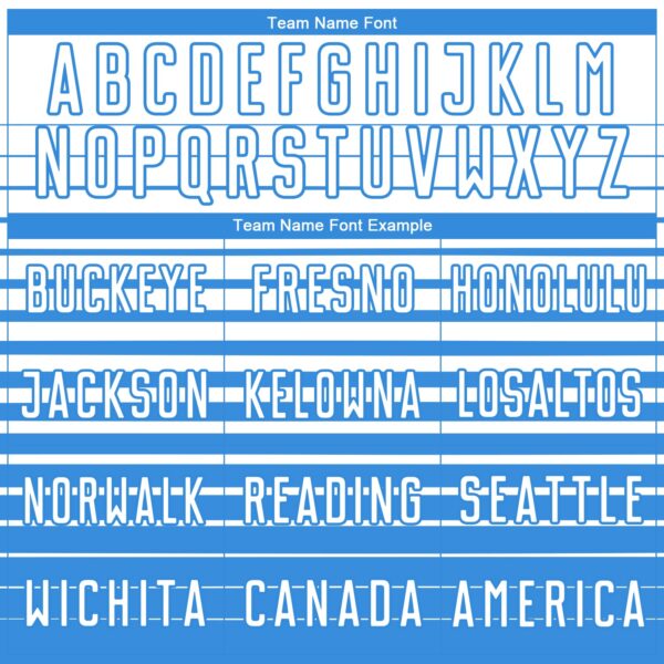 Custom White Powder Blue Gradient Pinstripe Sublimation Soccer Uniform Jersey