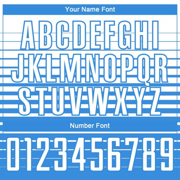 Custom White Powder Blue Gradient Pinstripe Sublimation Soccer Uniform Jersey