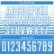 Custom White Powder Blue Gradient Pinstripe Sublimation Soccer Uniform Jersey