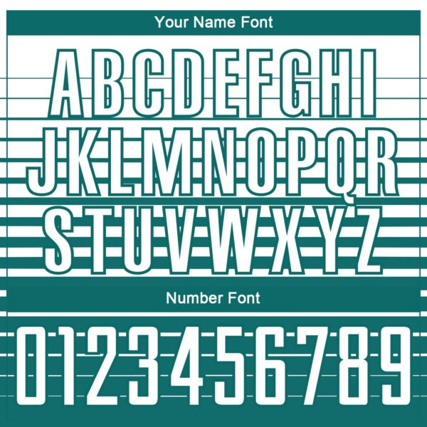 Custom White Teal Gradient Pinstripe Sublimation Soccer Uniform Jersey