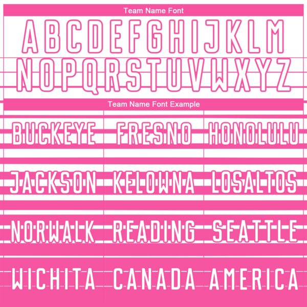 Custom White Pink Gradient Pinstripe Sublimation Soccer Uniform Jersey