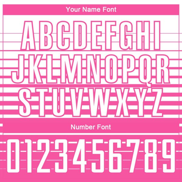 Custom White Pink Gradient Pinstripe Sublimation Soccer Uniform Jersey