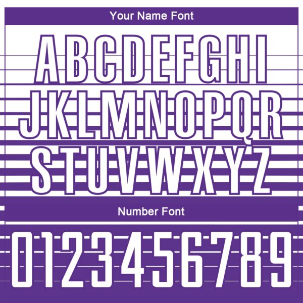 Custom White Purple Gradient Pinstripe Sublimation Soccer Uniform Jersey