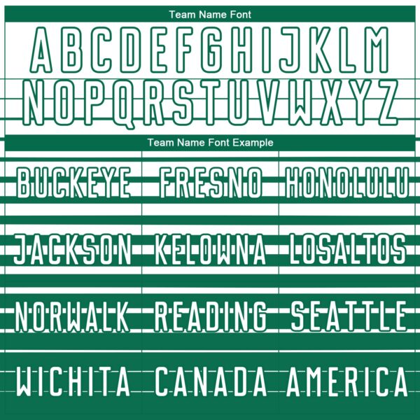 Custom White Kelly Green Gradient Pinstripe Sublimation Soccer Uniform Jersey