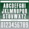 Custom Green White-Gray Gradient Pinstripe Sublimation Soccer Uniform Jersey