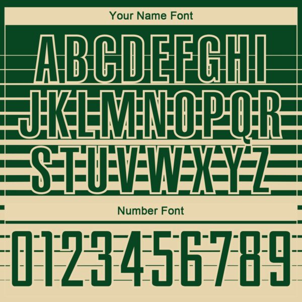 Custom Green Cream Gradient Pinstripe Sublimation Soccer Uniform Jersey