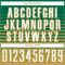 Custom Kelly Green White-Old Gold Gradient Pinstripe Sublimation Soccer Uniform Jersey