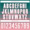 Custom Teal White-Medium Pink Gradient Pinstripe Sublimation Soccer Uniform Jersey