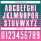 Custom Teal White-Pink Gradient Pinstripe Sublimation Soccer Uniform Jersey