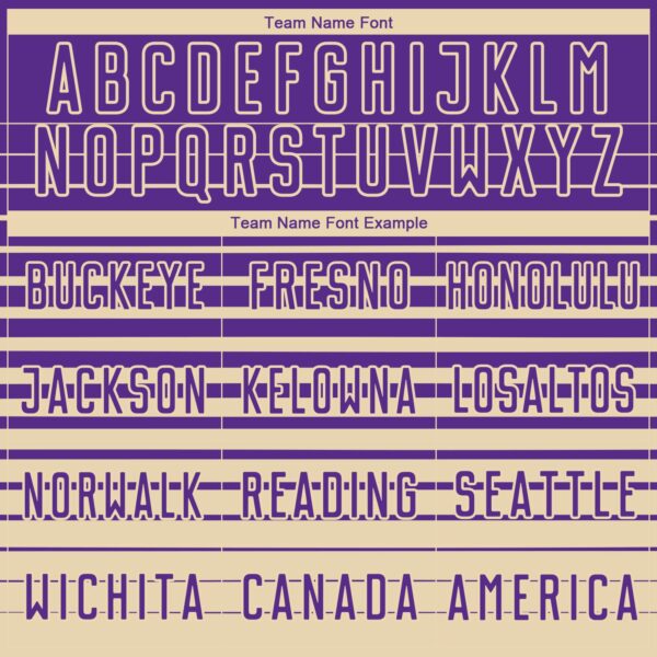 Custom Purple Cream Gradient Pinstripe Sublimation Soccer Uniform Jersey