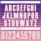 Custom Purple White-Medium Pink Gradient Pinstripe Sublimation Soccer Uniform Jersey