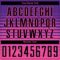 Custom Purple Black-Pink Gradient Pinstripe Sublimation Soccer Uniform Jersey