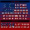 Custom Royal Vintage USA Flag Black-Red Gradient Pinstripe Sublimation Soccer Uniform Jersey