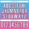 Custom Sky Blue White Pink-Black Gradient Pinstripe Sublimation Soccer Uniform Jersey