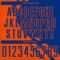 Custom Orange Royal Diagonal Streamline Color Block Swirl Curve Lines Sublimation Soccer Uniform Jersey