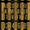 Custom Black Old Gold Vertical Brush Stroke Stripes Sublimation Soccer Uniform Jersey
