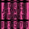 Custom Black Pink Vertical Brush Stroke Stripes Sublimation Soccer Uniform Jersey