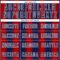 Custom Navy Red-White Vertical Brush Stroke Stripes Sublimation Soccer Uniform Jersey