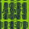 Custom Navy Neon Green Vertical Brush Stroke Stripes Sublimation Soccer Uniform Jersey