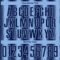 Custom Navy Light Blue Vertical Brush Stroke Stripes Sublimation Soccer Uniform Jersey