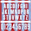 Custom Red White-Light Blue Vertical Brush Stroke Stripes Sublimation Soccer Uniform Jersey