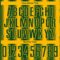 Custom Green Gold Vertical Brush Stroke Stripes Sublimation Soccer Uniform Jersey