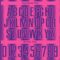 Custom Purple Pink Vertical Brush Stroke Stripes Sublimation Soccer Uniform Jersey