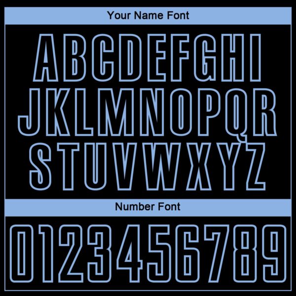 Custom Black Light Blue-Steel Gray Gradient Horizontal Stripes Sublimation Soccer Uniform Jersey