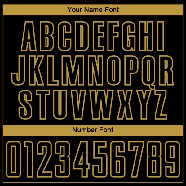 Custom Black Old Gold-Steel Gray Gradient Horizontal Stripes Sublimation Soccer Uniform Jersey