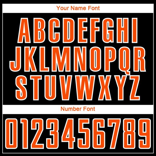 Custom Black Orange Steel Gray-White Gradient Horizontal Stripes Sublimation Soccer Uniform Jersey