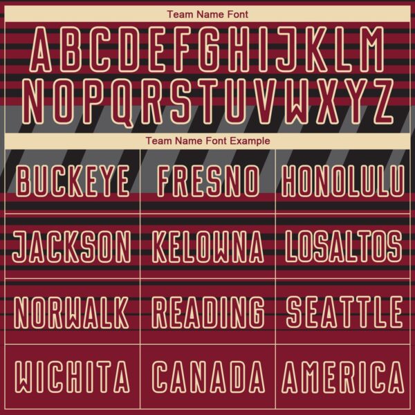 Custom Black Crimson Cream-Steel Gray Gradient Horizontal Stripes Sublimation Soccer Uniform Jersey