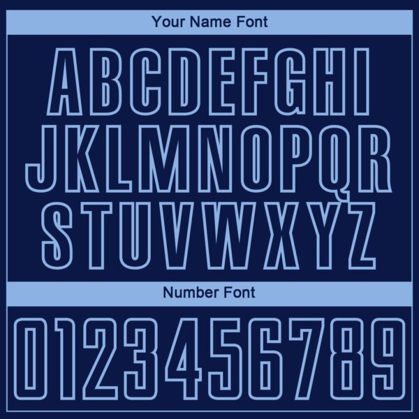 Custom Navy Light Blue-Royal Gradient Horizontal Stripes Sublimation Soccer Uniform Jersey